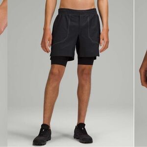 Lululemon License to Train Lined Short 7" M